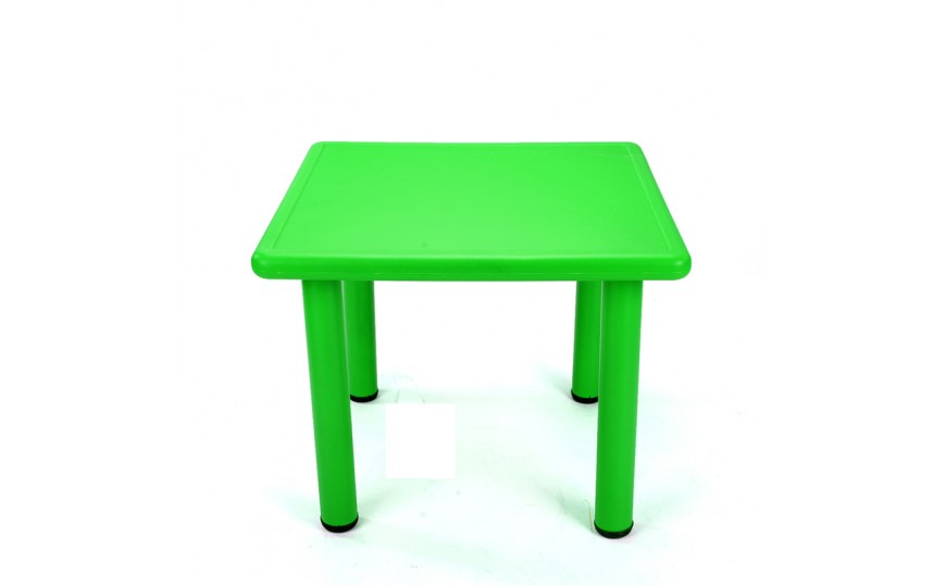Square Plastic  Activity Table for Kids - Green